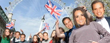 London Eye celebrating royal baby