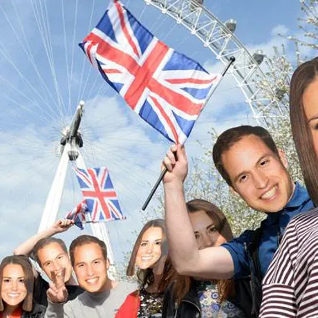 London Eye celebrating royal baby