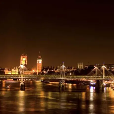 London Eye at night time
