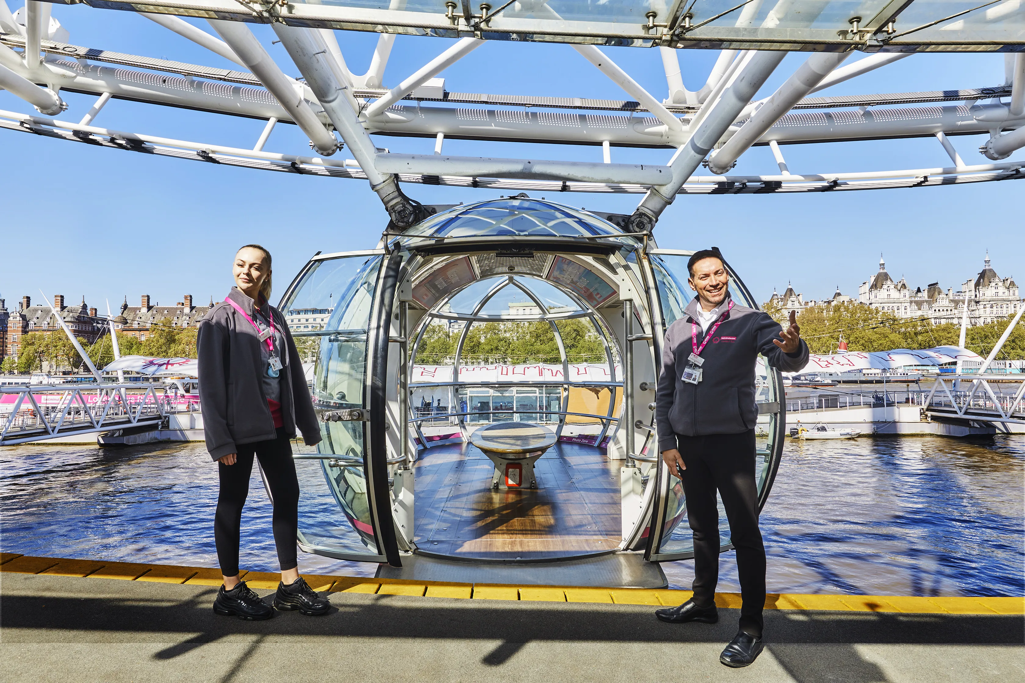 hosts welcome onto the eye